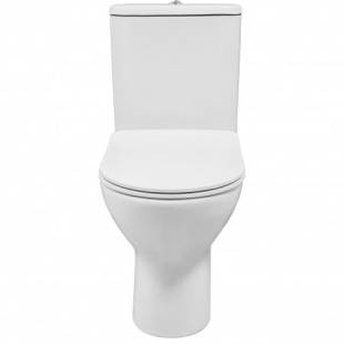 Унітаз компакт Grace LYRA білий із сидінням дюропласт UF, 47983 / CT8600C