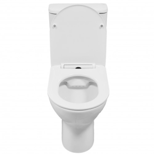Унітаз компакт Grace LYRA білий із сидінням дюропласт UF, 47983 / CT8600C