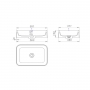 Раковина GRANADO Fabero White gbs1505