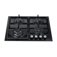 Газовая поверхность GRANADO GGH 62-114 Black glass GGH1621145