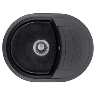 Кухонна мийка GRANADO Malaga Black Shine 0201