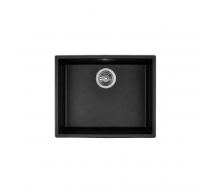 Кухонная мойка GRANADO UNDER TOP MAX black shine (535*435mm.) 3001