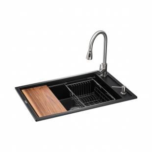 Кухонная станция GRANADO Basic Estella Black shine ksg0101