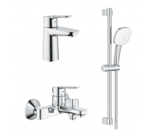 Комплект смесителей для ванной комнаты 3 в 1 Grohe BauEdge 123365S1