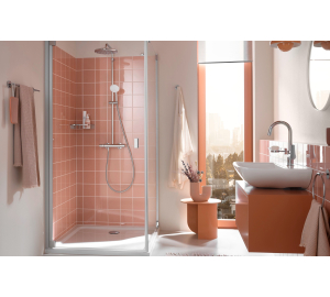 Душевая система с термостатом для настенного монтажа Grohe Tempesta System 250 (26670001)