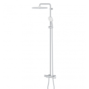 Душевая система настенного монтажа с термостатом для ванны Grohe Tempesta System 250 Cube (26691001)