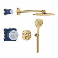 Душева система прихованого монтажу Grohe Grohtherm SmartControl c SmartActive 310 34863GL0 Золото