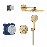 Душева система прихованого монтажу Grohe Grohtherm SmartControl c SmartActive 310 34863GL0 Золото