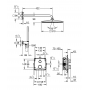 Душевая система скрытого монтажа термостатическая Grohe QuickFix Precision 34881000