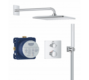 Душевая система скрытого монтажа термостатическая Grohe QuickFix Precision 34881000