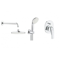 Душова система прихованого монтажу зі змішувачем Grohe BauCurve UA2904300L