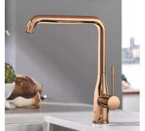 Grohe Змішувач для кухні Essence, дл.зливу - 220мм, поворотний, 1важіль, 30269DA0 Бронза