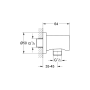 Душевая система скрытого монтажа с изливом Grohe Grohtherm SmartControl KIT34862AL0UA Графит матовый