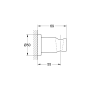Душевая система скрытого монтажа с изливом Grohe Grohtherm SmartControl KIT34862AL0UA Графит матовый