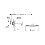 Душевая система скрытого монтажа с изливом Grohe Grohtherm SmartControl KIT34862AL0UA Графит матовый