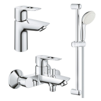 Комплект змішувачів GROHE BauLoop UA123214S0 (23337001 + 32815001 + 27598001)