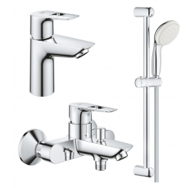 Комплект змішувачів GROHE BauLoop UA123214S0 (23337001 + 32815001 + 27598001)