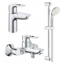  Комплект змішувачів GROHE BauLoop UA123214S0 (23337001 + 32815001 + 27598001)