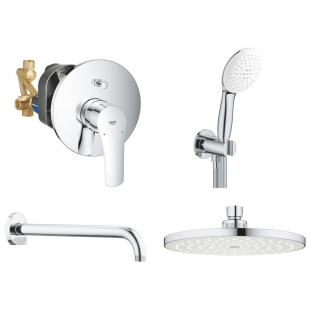 Душова система прихованого монтажу зі змішувачем Grohe Eurosmart з New Tempesta 250 UA25183004U