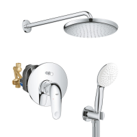 Душова система прихованого монтажу зі змішувачем Grohe Euroeco з Tempesta 250 UA2939200L