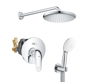 Душова система прихованого монтажу зі змішувачем Grohe Euroeco з Tempesta 250 UA2939200L