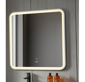 Дзеркало квадратне Insana LED 282 W 70x70 см з LED-підсвічуванням, (Білий) А0053338