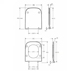 Сиденье для унитаза Kolo NOVA PRO, Duroplast M30121000