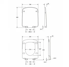 Сиденье для унитаза Kolo NOVA PRO, Duroplast M30122000