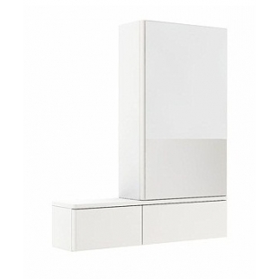 Зеркальный шкафчик Kolo Nova Pro 80 см, правый белый глянец, 88433000