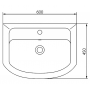 Раковина Kolo Proxy 60см 101960UA