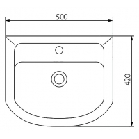 Раковина Kolo Proxy 50см 102950UA