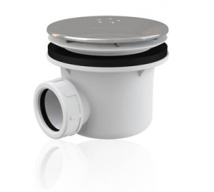 Сифон для піддону Koller Pool LUX 90 |40 мм, хром, 1047660349 (P90CPM)