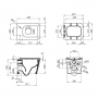Унітаз підвісний Kroner Eifel WHI483429 TORNADO безобідковий з сидінням (KE483429WHIT)