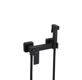 Смеситель с гигиеническим душем Kroner KRP Edelstahl Kubus-SCH052