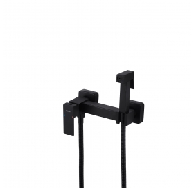 Смеситель с гигиеническим душем Kroner KRP Edelstahl Kubus-SCH052