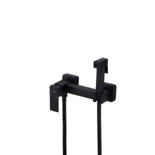 Смеситель с гигиеническим душем Kroner KRP Edelstahl Kubus-SCH052