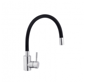 Смеситель для кухни с гибким изливом Kroner KRP Edelstahl Klassisch - ESG035BLK