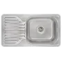 Кухонна мийка Lidz 7642 Micro Decor 0,8мм (LIDZ764208MICDEC)