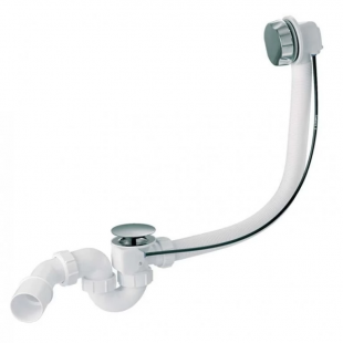 Сифон McALPINE напівавтоматичний для ванни, HC31-WH (білий)