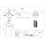 Напольный умывальник Miraggio COSMO (MIRASOFT) 0002301