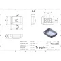  Умивальник Miraggio Monaco 600 Матовий