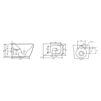 Унітаз з функцією біде Mixxus Premium QUADRO-1301-R MP6658