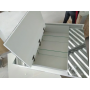 Дзеркальна шафа ПІК Базис 80 LED із дзеркалом на фасадах 80 White SH-0580-Вl