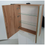 Дзеркальна шафа ПІК Базис 80 із дзеркалом на фасадах 80 Wood SH-0580-Вw
