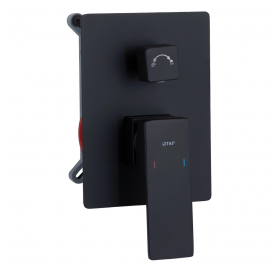 Душовий комплект Qtap Gemini, Matt Black QTGEM113BLM45697