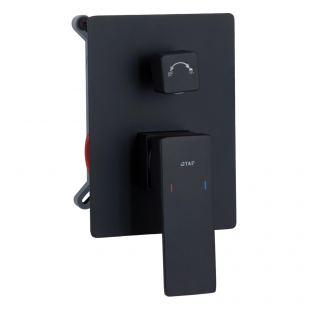 Душовий комплект Qtap Gemini, Matt Black QTGEM113BLM45697