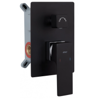 Душовий комплект Qtap Gemini, Matt Black QTGEM114BLM45703