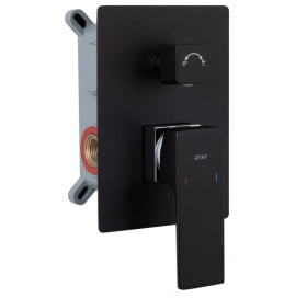 Душовий комплект Qtap Gemini, Matt Black QTGEM114BLM45703