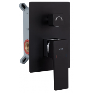 Душовий комплект Qtap Gemini, Matt Black QTGEM114BLM45703