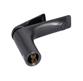 Смеситель для раковины Qtap Vlasta New Gunmetal Black PVD QTVLA270GMB45641
